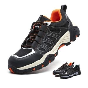 ISOOUS Steel Toe Shoes for Men Women Lightweight Indestructible Work Shoes Sz 7
